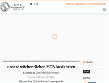 Tablet Screenshot of mtb-neuses.de